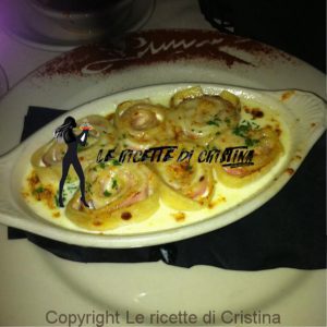 lasagnette ripiene di fiori di zucca ripieni