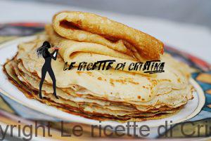 crepes di farina di castagne