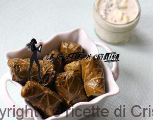 fagottini di foglie di vite