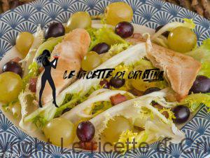 tagliata di pollo con uva