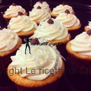 cupcakes di cantuccini con panna al cocco