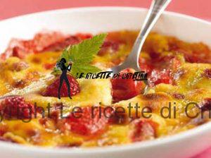 frutta gratinata alla crema