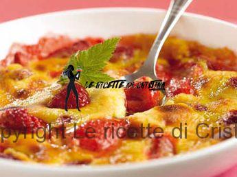 frutta gratinata alla crema