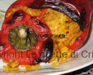 peperoni ripieni di Paella
