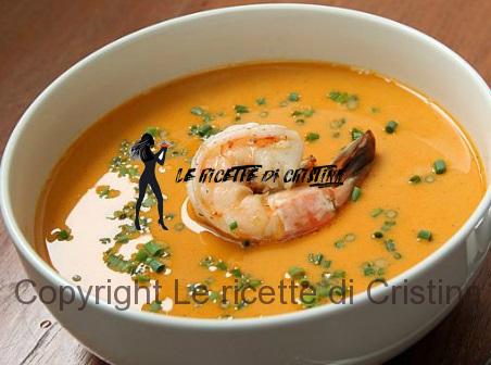 bisque di gamberi