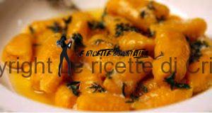 gnocchi alla zucca e pappa al basilico