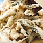 tempura di cipolle e salvia