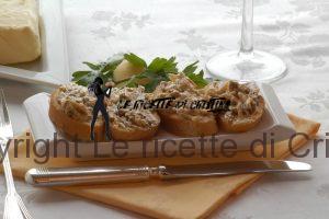 Crostoni di pollo arrosto