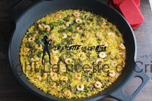 risotto al mojito con fichi e gamberi