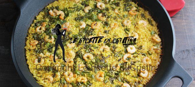 Ricetta del risotto al mojito con fichi e gamberi