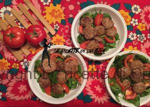 mini burger caesar salad