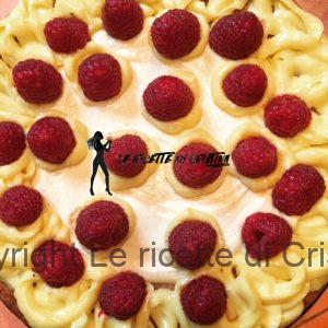 Pan di Spagna alla doppia crema e lamponi freschi