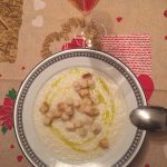 Zuppa di daikon alla crema di latte