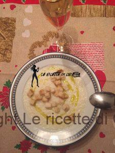 Zuppa di daikon alla crema di latte