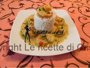Gamberi con latte di cocco alla brasiliana
