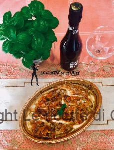 Lasagne di cicoria belga con speck e crema di scalogno