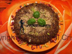 Sformato di lenticchie, patate e porri