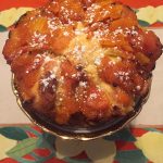 Torta di zucca all'arancia con mele e crema