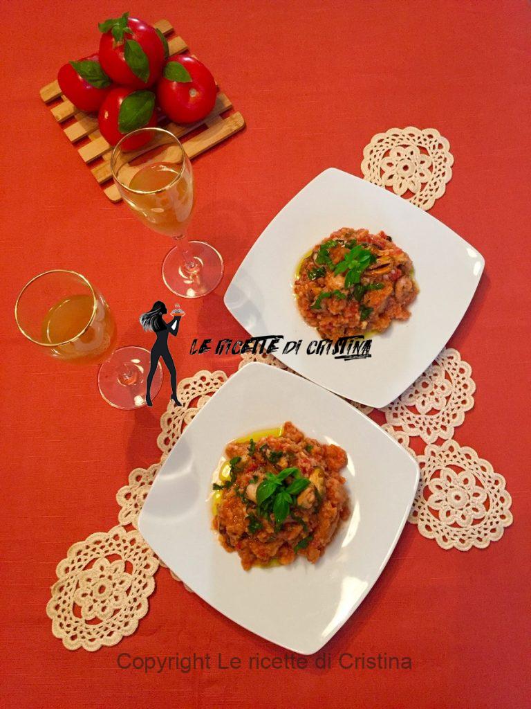 Pappa al pomodoro di mare