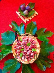 Quiche con fichi, speck e Camembert