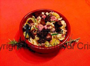 Pasta e patate con ragù di cotechino e tartufo nero