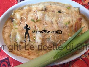 Lasagne con filetti di sogliola, carciofi e bottarga