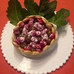 Charlotte ai fichi e lamponi con crema al bergamotto