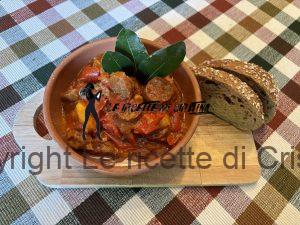 Peperonata con chorizo