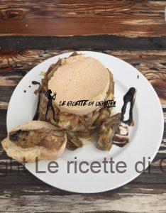 Tortini di carciofi con paté e pane bruschettato