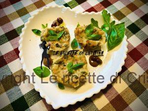 Tortini di tonno e patate al basilico con salsa di senape al miele