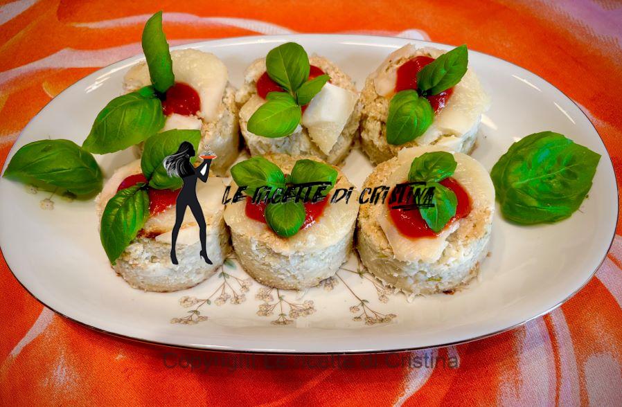 Tortini di cavolfiore e ricotta alla pizzaiola
