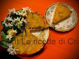Cheesecake bruciata al limone con confettura di ananas fatta in casa